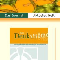 Aktuell erschienen: Denkströme, Heft 9 (2012) Aktuell erschienen: Denkströme, Heft 9 (2012)
