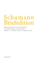 Neuausgabe des Schumann-Brahms-Briefwechsels erschienen Neuausgabe des Schumann-Brahms-Briefwechsels erschienen