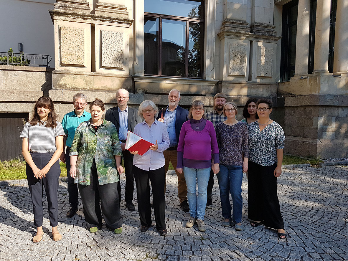 Das Team des Althochdeutschen Wörterbuchs, Foto: SAW