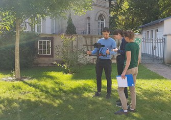 Wörterbuch-Film Bild 5 Filmteam der Hochschule Mittweida, Bild: SAW