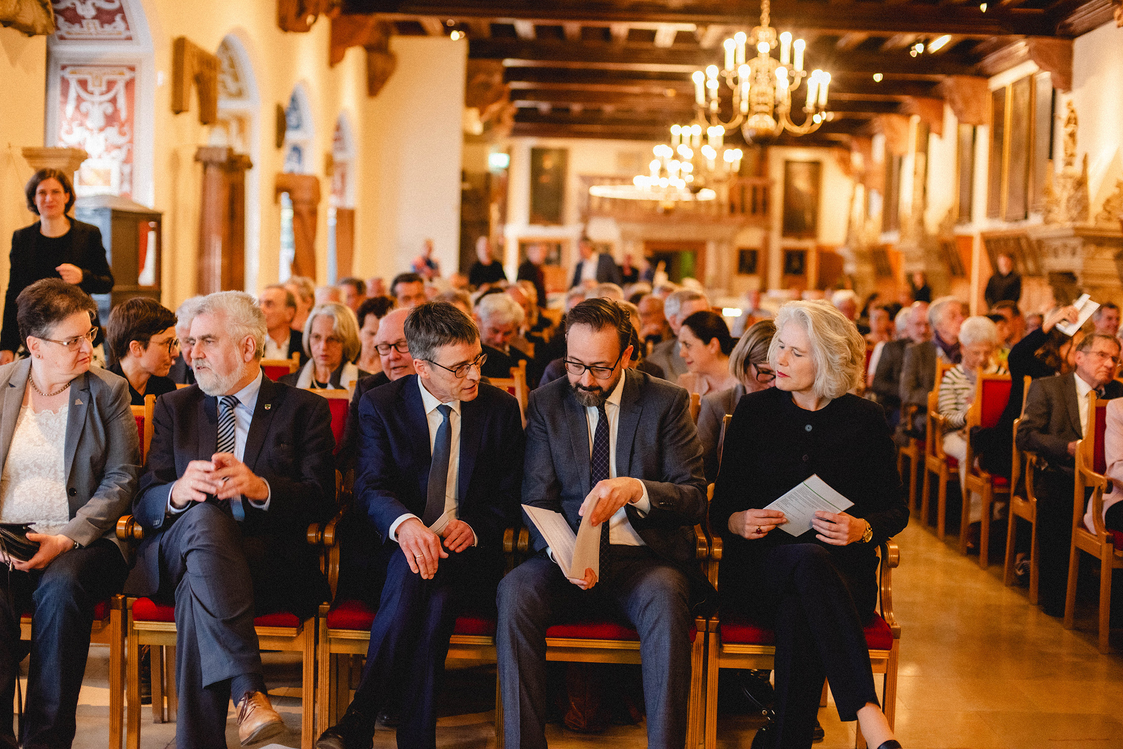 Öffentliche Frühjahrssitzung im Festsaal des Alten Rathauses zu Leipzig, Foto: Dirk Brzoska