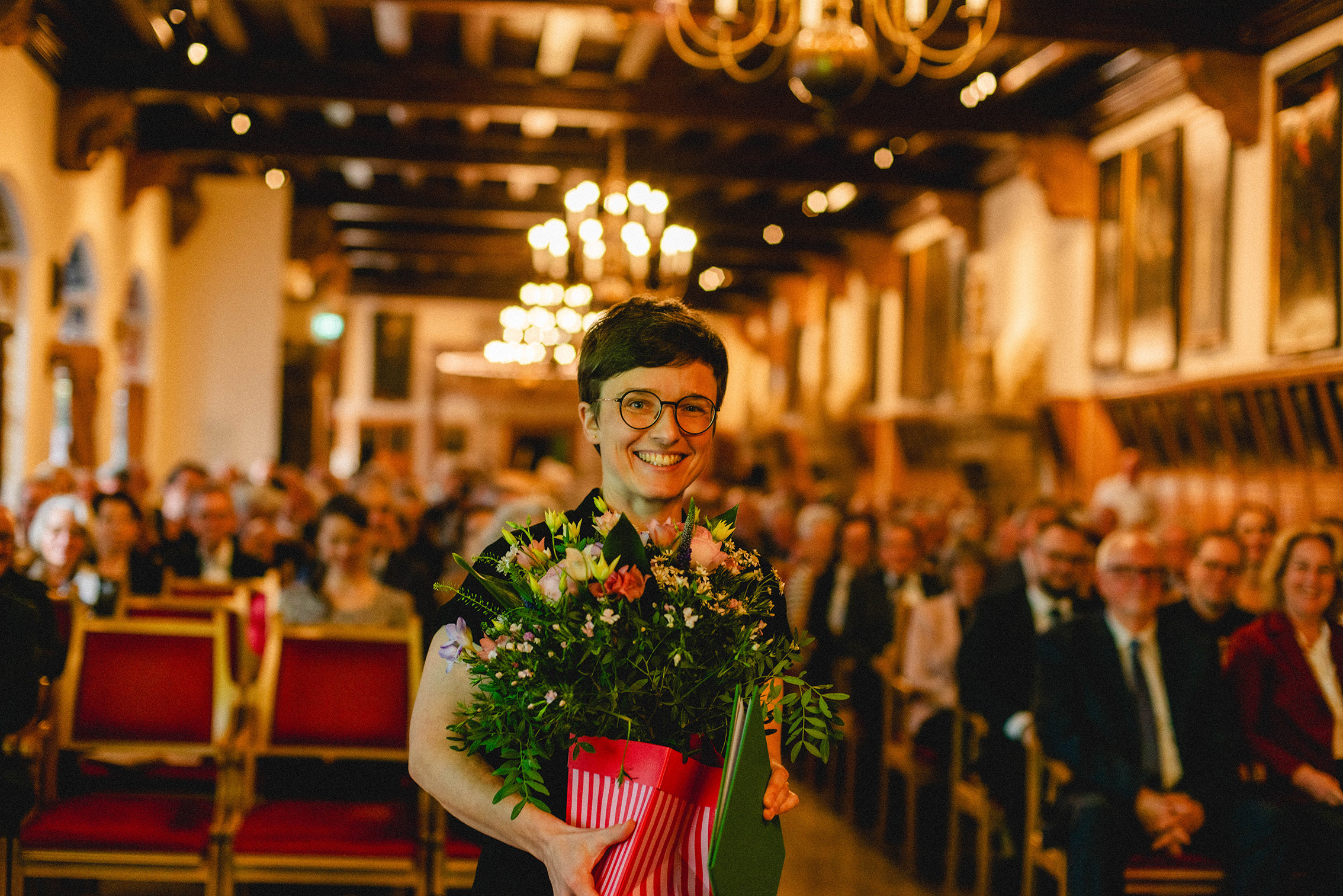 Verleihung des Theodor-Frings-Preises an Dr. Luise Czajkowski, Foto: Dirk Brzoska