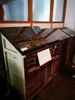 ausstellung-hieroglypehen-druckkunstmuseum_4.jpg Ausstellung: Neue Wege zu alter Weisheit. Hieroglyphen im Buchdruck, im Museum für Druckkunst Leipzig (Foto: Franziska Naether)