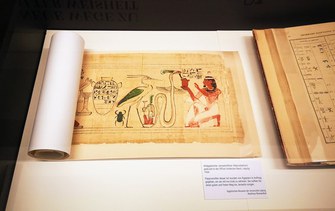 ausstellung-hieroglypehen-druckkunstmuseum_5.jpg Ausstellung: Neue Wege zu alter Weisheit. Hieroglyphen im Buchdruck, im Museum für Druckkunst Leipzig (Foto: Franziska Naether)