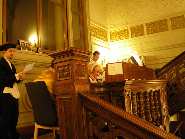 Wer war Carl Philipp Emanuel Bach?, Treppengesprächskonzert, Foto: privat
