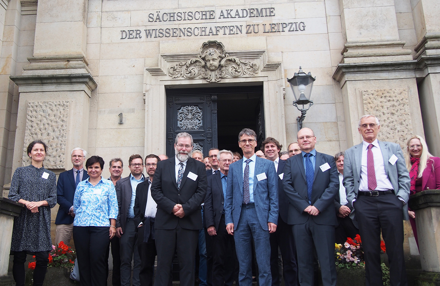 Teilnehmerinnen und Teilnehmer des gemeinsamen Symposiums der Tschechischen und der Sächsischen Akademie der Wissenschaften, Bild: SAW