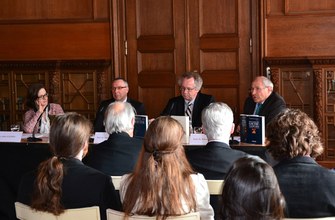 PROPYLÄEN, Bild 1 Pressekonferenz am 30.4.2015, Foto: © Klassik Stiftung Weimar
