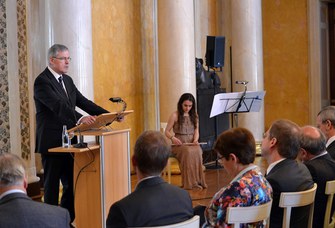 PROPYLÄEN, Bild 5 Grußwort: Prof. Dr. Dr. Gernot Wilhelm, Präsident der Akademie der Wissenschaften und der Literatur Mainz, Foto: © Klassik Stiftung Weimar
