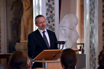 PROPYLÄEN, Bild 6 Grußwort: Prof. Dr. Pirmin Stekeler-Weithofer, Präsident der Sächsischen Akademie der Wissenschaften zu Leipzig, Foto: © Klassik Stiftung Weimar