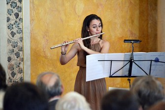 PROPYLÄEN, Bild 8 Musikalische Umrahmung: Susanne Kuster, Foto: © Klassik Stiftung Weimar