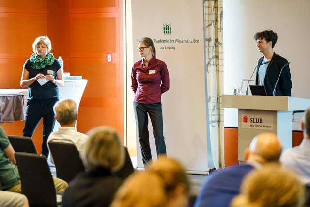 Abschlusstagung des Verbundprojekts »Virtuelle Archive für die geisteswissenschaftliche Forschung«; Foto: Michael Schmidt (ISGV) 