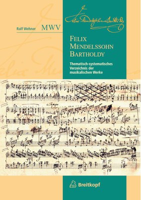 Mendelssohn-Werkverzeichnis Ankündigungsflyer deutsch