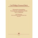 Neuerscheinung: Thematisch-systematisches Verzeichnis der Vokalmusik Carl Philipp Emanuel Bachs Neuerscheinung: Thematisch-systematisches Verzeichnis der Vokalmusik Carl Philipp Emanuel Bachs