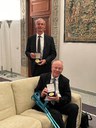 Rückblick: Übergabe des ENI-Awards in der Residenz des Botschafters der Republik Italien an Akademiemitglieder Jörg Kärger und Jürgen Caro