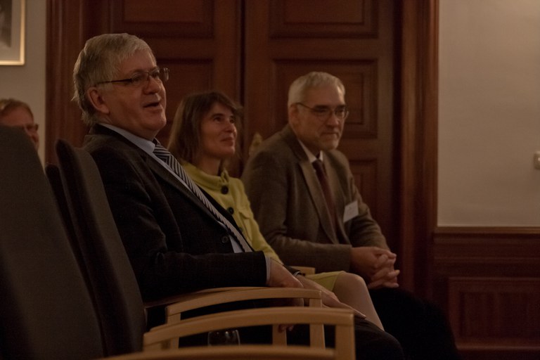 Prof. Rudersdorf und Prof. Kohnle